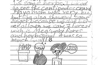 Journals from Grade 4C