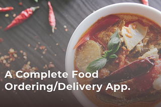 Online Food Order/Delivery Application Project -React Native.