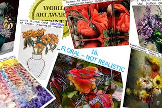 World’s Best Floral Impressionists: ROBLES, BARULINS, CIAPAITE, JIE, PARK, ROL, HUA, NAHALI, YI…