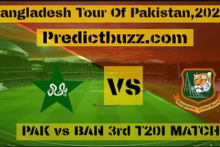 Pakistan vs Bangladesh 3rd T20I (Bangladesh tour of Pakistan 2020) Today Match Prediction.