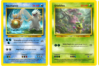 Generating Pokémon Cards From Scratch Using GPT and Stable Diffusion