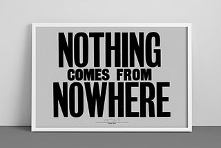 Nothing comes from nowhere: an interview with Anthony Burrill.
