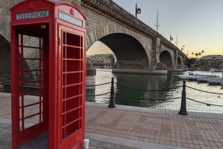 Margaritas and the London Bridge in Arizona