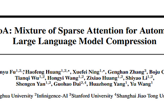 Mixture of Attention：Optimizing Large Language Models with Adaptive Attention Mechanisms