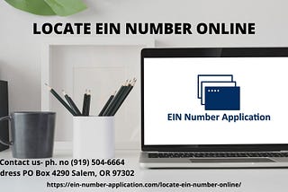 Locate EIN number online