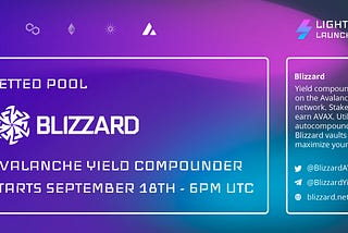 Lightning Vetted Pool — Blizzard, Yield Aggregator on Avalanche