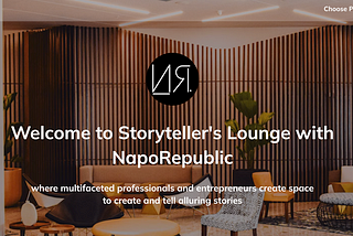 Here’s Why I Started Storyteller’s Lounge with NapoRepublic: Soundtracking Your Unique Journey