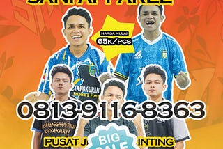 NYAMAN WA. 0813–9116–8363, PRODUSEN jersey voli printing Magelang,