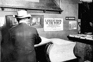 The largest book in the world — sourced from a page about restrictions on binding.