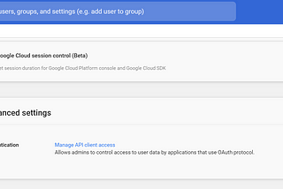 Gotchas: API access to Google Admin SDK