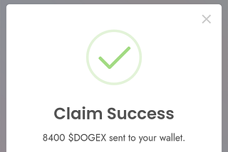 How to Claim 8400 $DOGEX