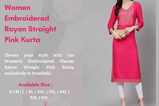 Convenience Meets Style: Why Buy Kurtis Online?