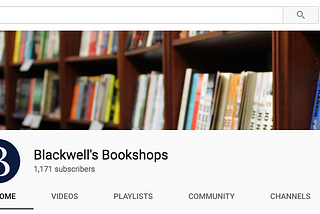 Blackwell’s on YouTube