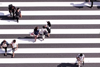 People on Crosswalk