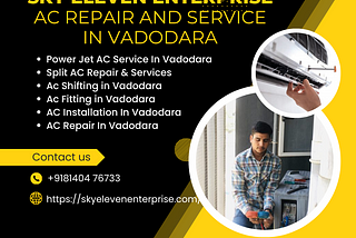 Professional AC service & repair experts in Vadodara,