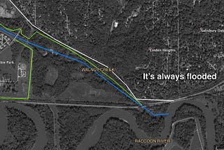 Can anyone say when the trail will be flooded?