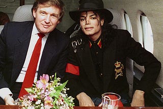 A amizade entre Michael Jackson e Donald Trump