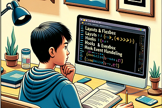 Studying React-Native is like — 5 (Layouts & Flexbox, Hook & Events Handling)