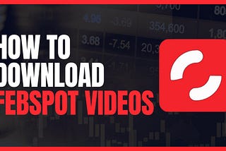 How to Download Febspot Videos