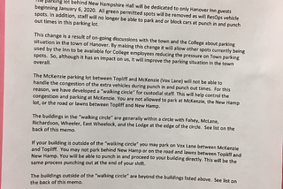 The College Bureaucracy Strikes Once Again …