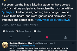 Stuy While Black and Latinx: A Reflection