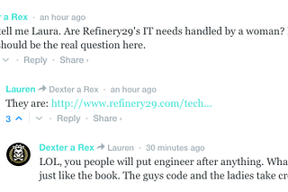 On Responsibility as a Woman in Tech