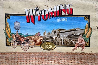 East into Illinois and Wyoming