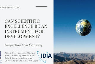 Can scientific excellence be an instrument for development?