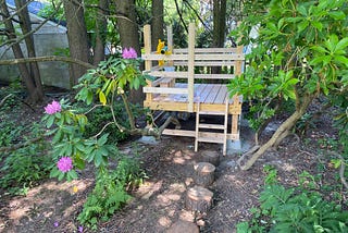 A step-by-step guide to building a backyard play fort