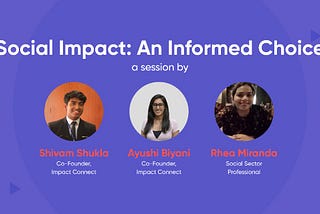 Social Impact: An Informed Choice