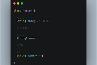 Really Null Safety in Flutter/Dart