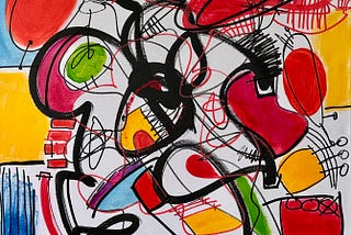 New Painting, Kinetic Symphony: A Study in Controlled Chaos