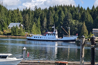 Breezing towards Bamfield in beautiful BC on a boat
