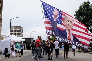 Has the American Flag taken the place of the Confederate Flag?