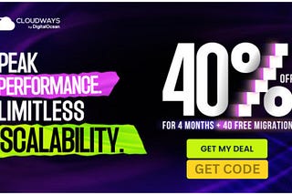 Unmissable 40% OFF Cloudways Black Friday & Cyber Monday Sale 2024 [+SSL]