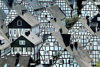 Oh no, which one is my house? :) Freudenberg / Germany