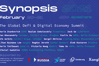 Synopsis 2021 International Online Summit Is Set for February 20 and 21