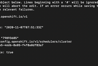 Enable master node scheduling in OCP