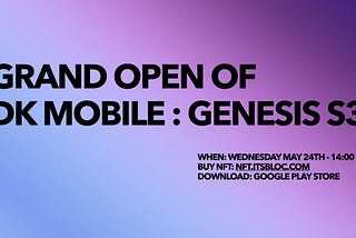 Season 3 Open of DK Mobile : Genesis!
