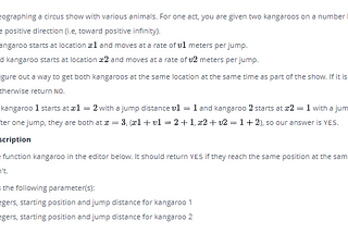 Number Line Jumps : HackerRank solution in Python 3