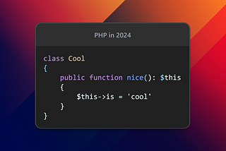 PHP wishlist for 2024