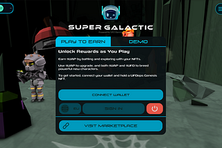 Super Galactic Introduces Game Modes: Play-to-Earn and Demo