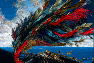 The Feathers over Many Miles