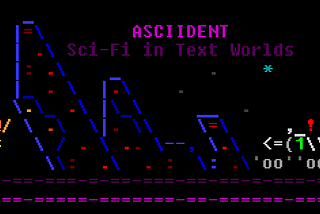 Text console in the distant cyberpunk world — 15 messages from a far galaxy