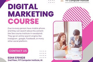 Digital Marketing Course In Rawalpindi & Islamabad