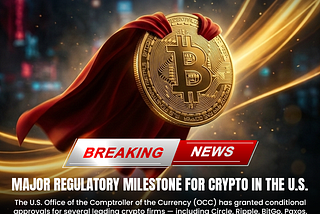 📢 Major Regulatory Milestone for Crypto in the U.S.