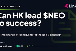 Can Hong Kong lead $NEO to success?
