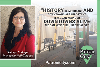 Kathryn Springer, Patron in the City, used crowdfunding and community engagement to impact her…