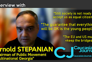 Arnold STEPANIAN: “I’m very glad we have such a generation in our country” (video)