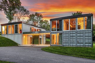 This Jaw-Dropping Shipping Container Home by renowned Architect Adam Kalkin is on the market at an…